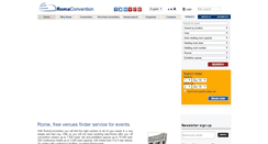 Desktop Screenshot of en.romaconvention.com