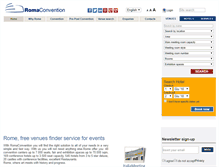 Tablet Screenshot of en.romaconvention.com